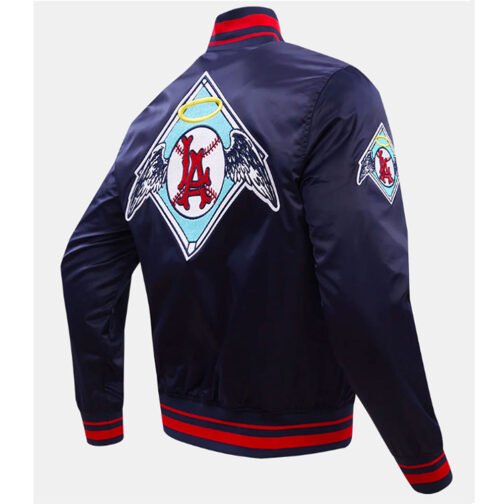 LA Angels Retro Classic Rib Jacket - Image 8
