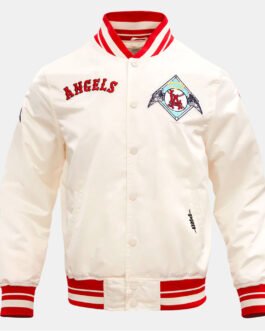 LA Angels Retro Classic Rib Jacket
