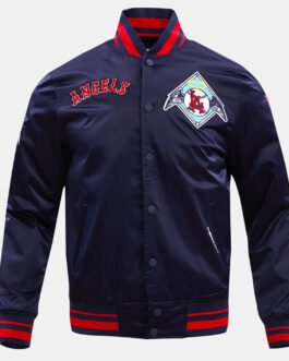 LA Angels Retro Classic Rib Jacket