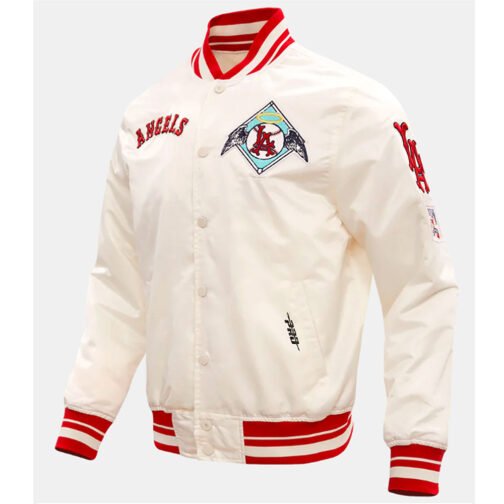 LA Angels Retro Classic Rib Jacket - Image 5