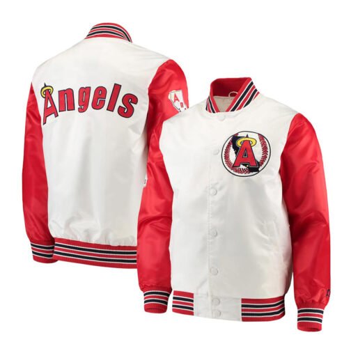 LA Angels The Legend White and Red Jacket - Image 4