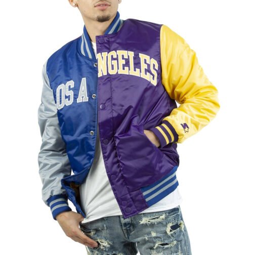 Los Angeles Arch Satin Jacket - Image 3