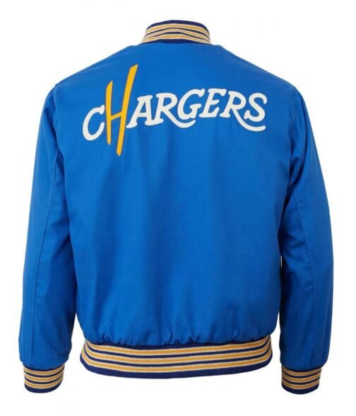 LA Chargers 1960 Blue Cotton Jacket - Image 2