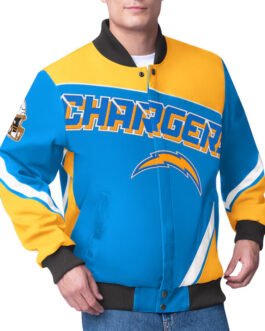 LA Chargers Maximum Racing Powder Blue Jacket