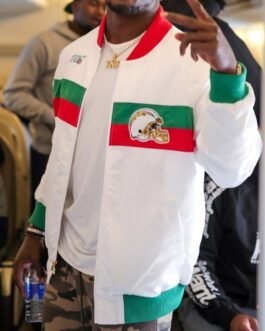 Los Angeles Chargers Mexico 2019 White Satin Jacket
