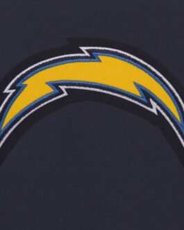 LA Chargers Navy Poly Twill Jacket
