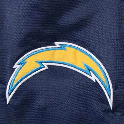 LA Chargers The Prime Blue Satin Jacket - Image 6