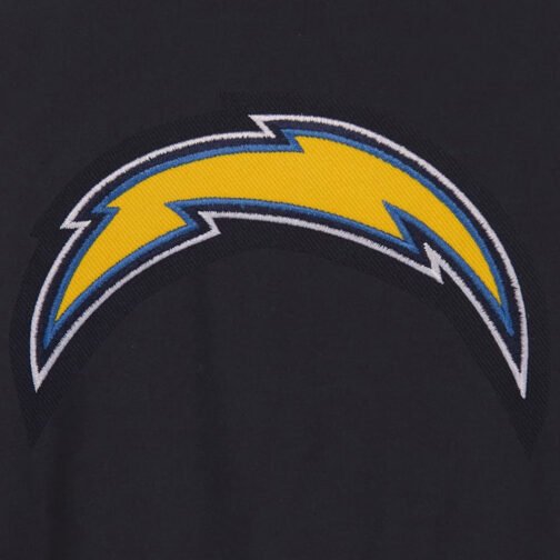 Los Angeles Chargers Navy Wool Full-Snap Jacket - Image 4