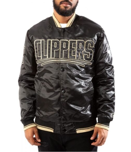 Starter Bomber LA Clippers Black/Gold Jacket