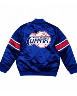 LA Clippers Royal Blue Bomber Jacket