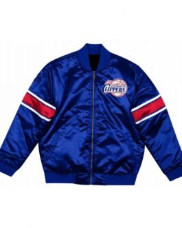 LA Clippers Royal Blue Bomber Jacket