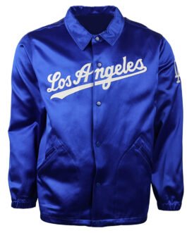 LA Dodgers 1962 Blue Satin Windbreaker