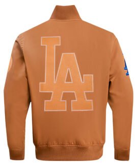LA Dodgers Area Code Brown Jacket