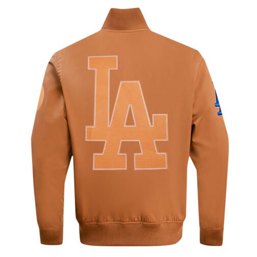 LA Dodgers Area Code Brown Jacket - Image 2
