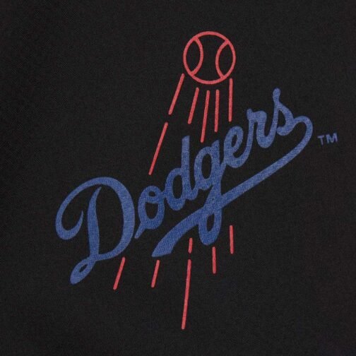 LA Dodgers Black Coaches Jacket - Image 3