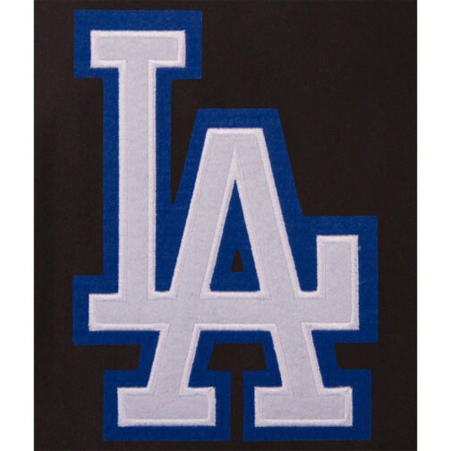 Varsity LA Dodgers Black Jacket - Image 3