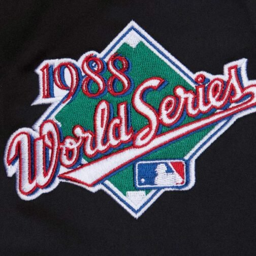 LA Dodgers Black Out Satin Jacket - Image 3