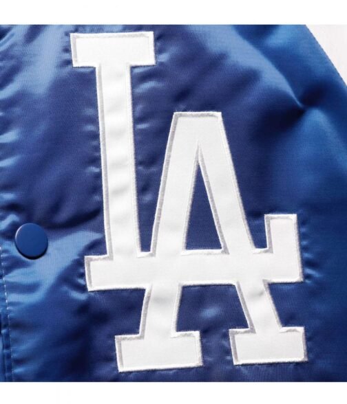 Varsity Los Angeles Dodgers Satin Tri-Color Jacket - Image 10