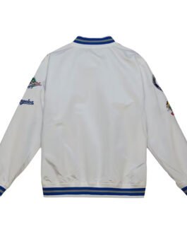 Los Angeles Dodgers City Collection White Varsity Satin Jacket