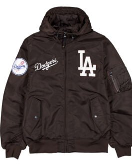 LA Dodgers Historic L-2B Hooded Bomber Jacket