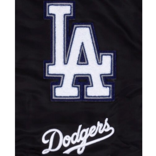 Los Angeles Dodgers Logo Select Black Jacket - Image 3