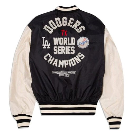 Los Angeles Dodgers New Era Bomber Jacket - Image 2