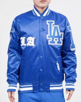LA Dodgers Old English Blue Jacket