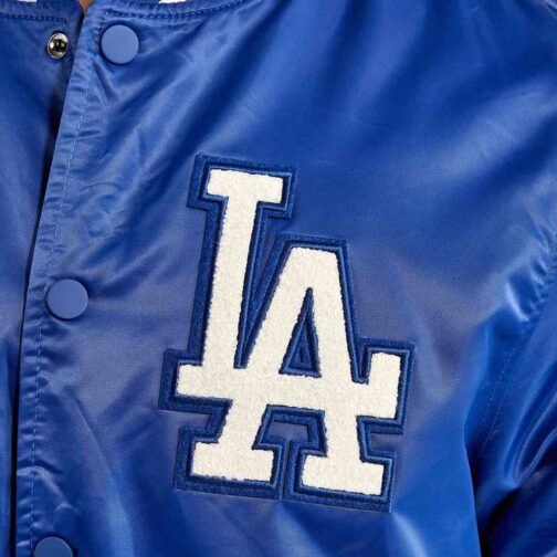 LA Dodgers World Series 1988 Varsity Satin Jacket - Image 2
