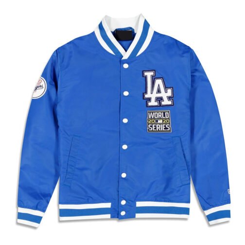 LA Dodgers World Series 2020 Varsity Jacket - Image 2