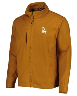 Journey Los Angeles Dodgers Tri-Blend Tan Brown Jacket