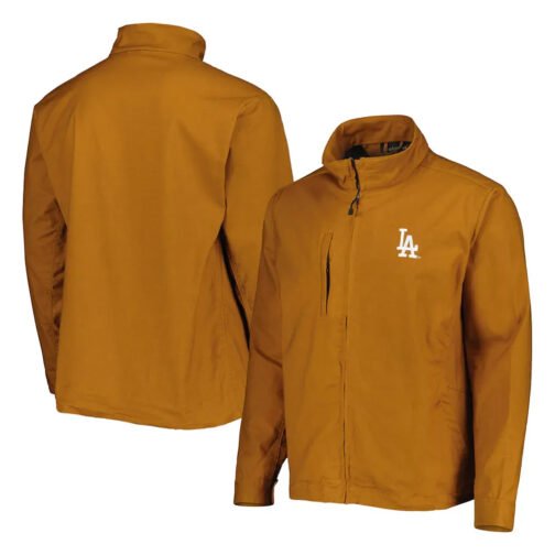 Journey Los Angeles Dodgers Tri-Blend Tan Brown Jacket - Image 3