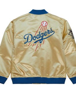 LA Dodgers Team OG 2.0 Gold Satin Jacket