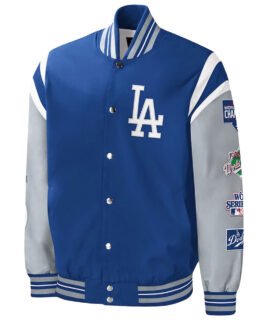 Title Holder LA Dodgers Royal and Gray Jacket