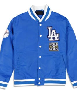 World Series Los Angeles Dodgers Logo Select Royal Jacket