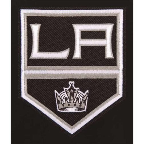 LA Kings Varsity Black and White Jacket - Image 3