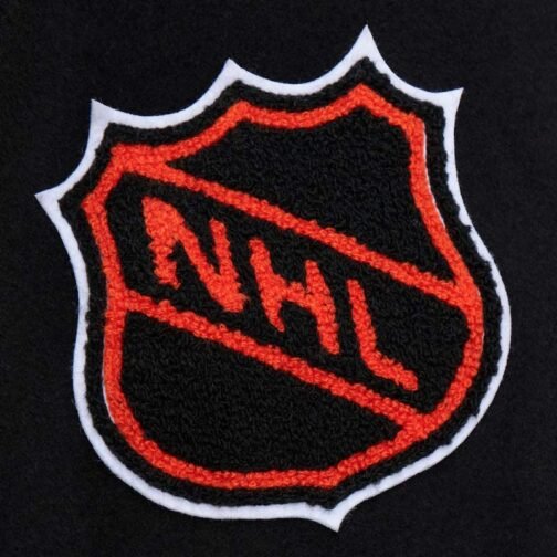 LA Kings Black Out Team Logo Varsity Jacket - Image 3