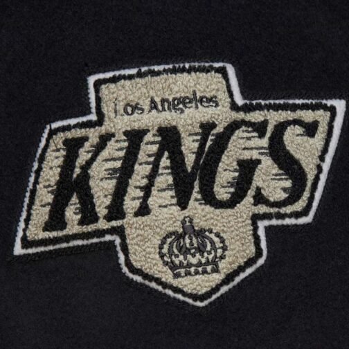 LA Kings Black Out Team Logo Varsity Jacket - Image 7