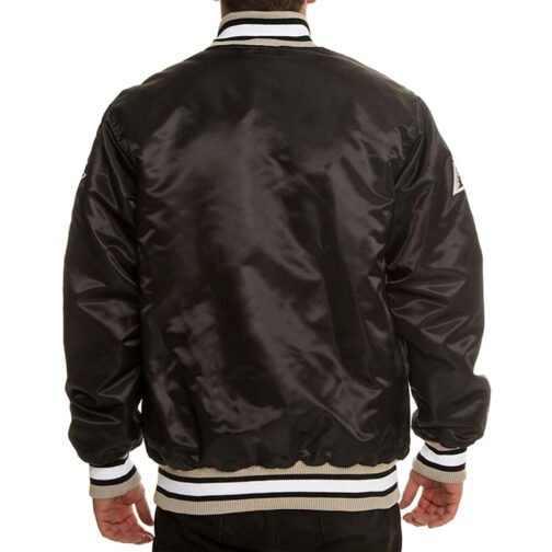 NHL Los Angeles Kings Black Satin Jacket - Image 2