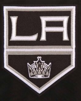 LA Kings Bomber Black Lightweight Nylon Jacket