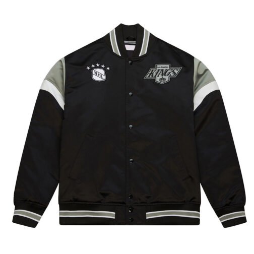 LA Kings Black Heavyweight Satin Jacket