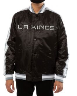 Los Angeles Kings Varsity Satin Jacket