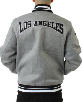 LA Kings Gray Varsity Wool Jacket