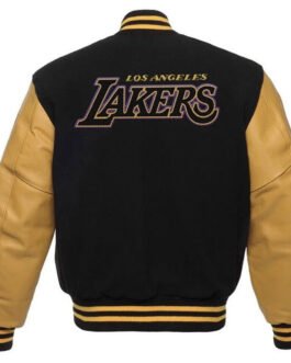 Los Angeles Lakers Black/Gold Varsity Jacket