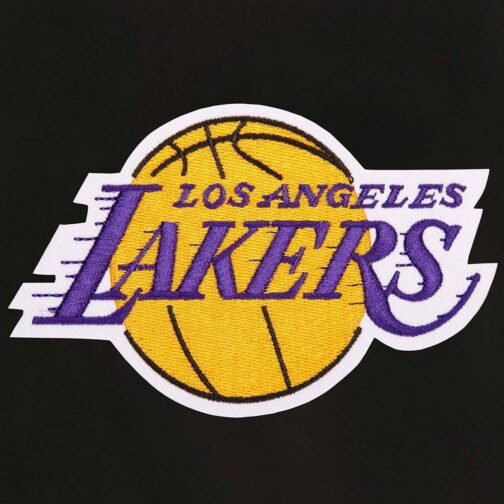 Varsity Los Angeles Lakers Black Wool Jacket - Image 10