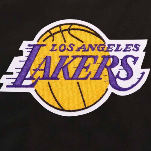 LA Lakers Bomber Nylon Lightweight Jacket - Image 3