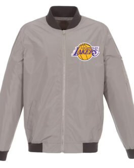 LA Lakers Bomber Nylon Lightweight Jacket
