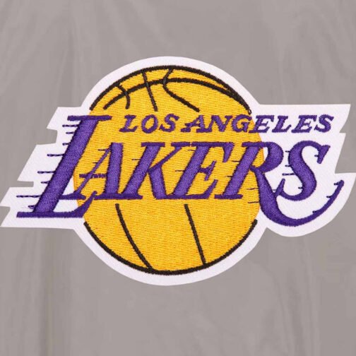 LA Lakers Bomber Nylon Lightweight Jacket - Image 4