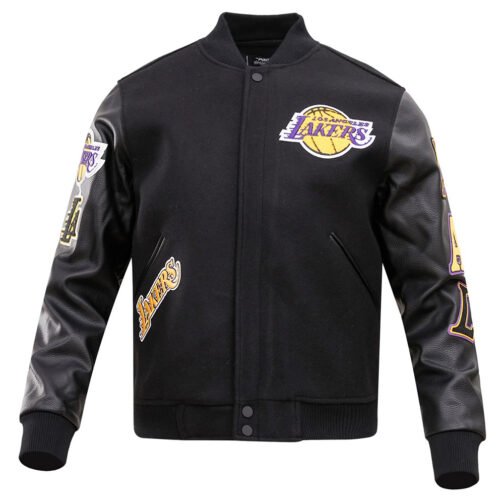 LA Lakers Classic Varsity Jacket - Image 2
