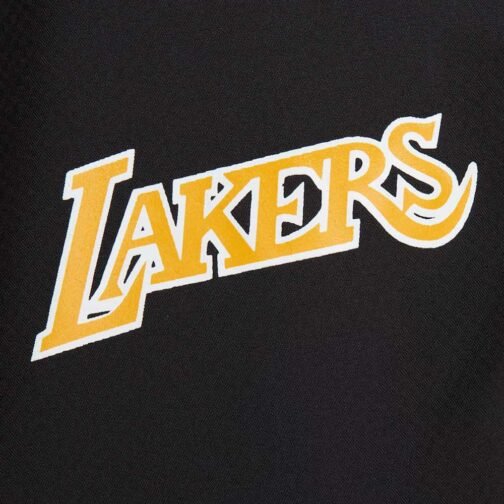 LA Lakers Black Coaches Jacket - Image 4