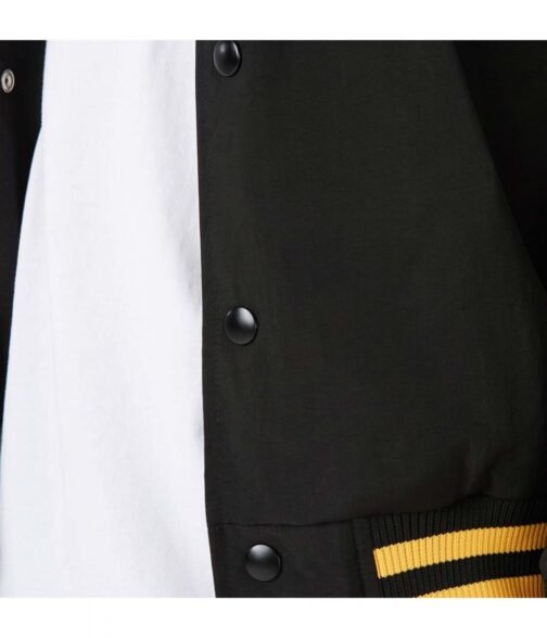 LA Lakers Black Patch Logo Jacket - Image 6